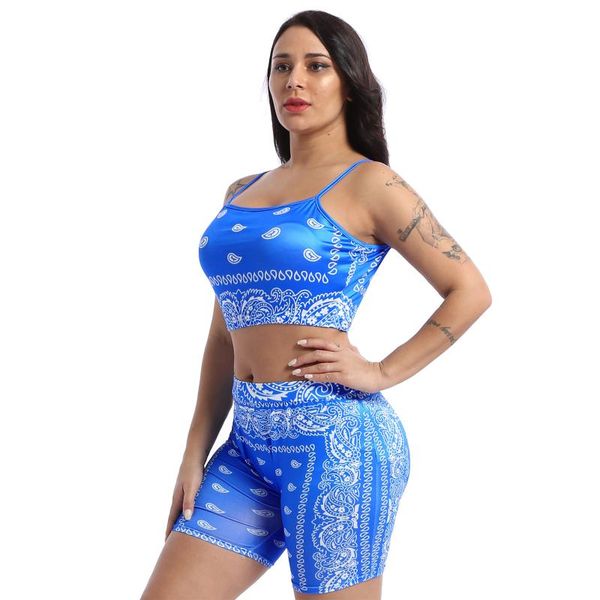 women's tracksuits women summer suit beach sport wear swimwear outfits sleeveless crop shorts 2 piece set ladies flower print skinny tr, Gray 
women's tracksuits women summer suit beach sport wear swimwear outfits sleeveless crop shorts 2 piece set ladies flower print skinny tr, Gray