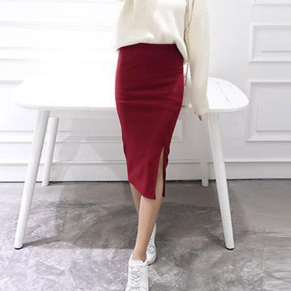 skirts 2021 summer chic pencil women skirt wool rib knit long package hip split waist midi maxi, Black
skirts 2021 summer chic pencil women skirt wool rib knit long package hip split waist midi maxi, Black