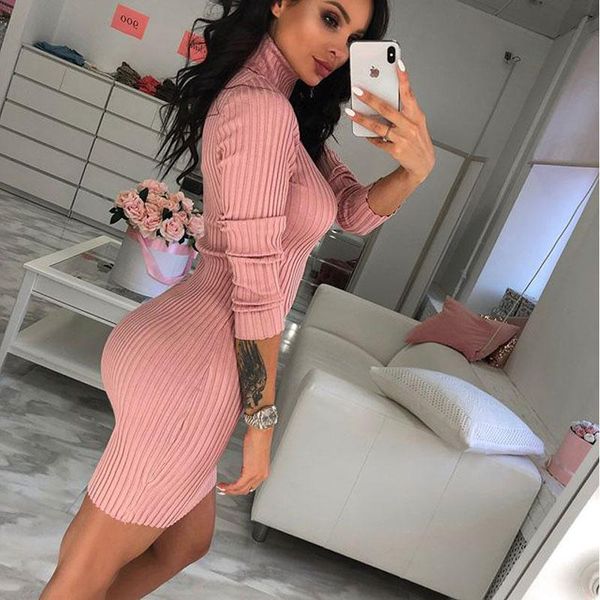 casual dresses apperloth women autumn winter knitted striped dress 2021 turtleneck long sleeve slim elastic bodycon party vestidos, Black;gray
casual dresses apperloth women autumn winter knitted striped dress 2021 turtleneck long sleeve slim elastic bodycon party vestidos, Black;gray