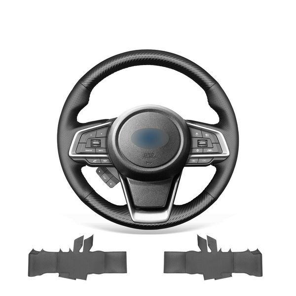diy custom black leather pu carbon fiber car steering wheel cover warp for subaru forester ascent crosstrek impreza legacy outback
diy custom black leather pu carbon fiber car steering wheel cover warp for subaru forester ascent crosstrek impreza legacy outback
