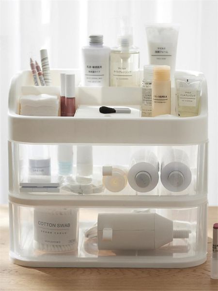 storage bottles & jars cosmetic box transparent mirror simple toilet dormitory students home large desktop
storage bottles & jars cosmetic box transparent mirror simple toilet dormitory students home large desktop