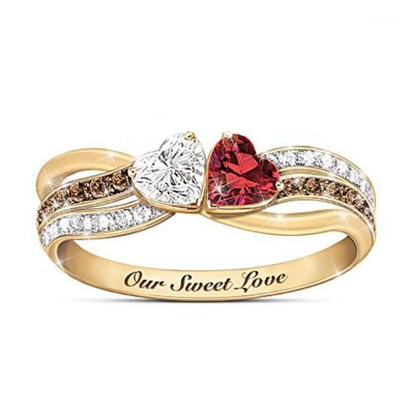 wedding rings fashion line two-color romantic love zircon ring elegant women holiday gift jewelry wholesale1, Slivery;golden
wedding rings fashion line two-color romantic love zircon ring elegant women holiday gift jewelry wholesale1, Slivery;golden