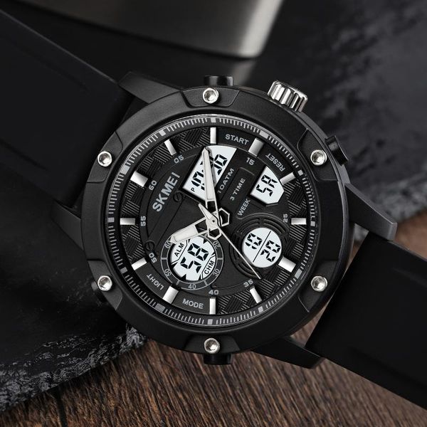 wristwatches skmei men watches swim waterproof 100m fashion sports 3 time quartz wristwatch military chrono alarm led clock male reloj hombr, Slivery;brown
wristwatches skmei men watches swim waterproof 100m fashion sports 3 time quartz wristwatch military chrono alarm led clock male reloj hombr, Slivery;brown