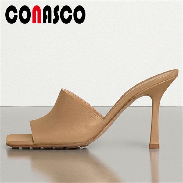 genuine leather fashion concise women sandals high heels slippers summer pumps wedding night club casual shoes woman, Black
genuine leather fashion concise women sandals high heels slippers summer pumps wedding night club casual shoes woman, Black