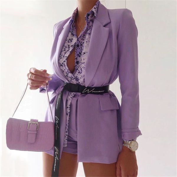 new arrivals 3 pieces blazer set women long sleeve blazer tank shorts lady office autumn turn down clothing 210413, White
new arrivals 3 pieces blazer set women long sleeve blazer tank shorts lady office autumn turn down clothing 210413, White