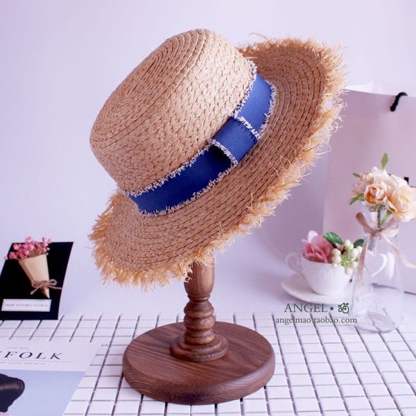 big hat korean summer sunshade women's bow lace lafite straw travel seaside holiday beach, Blue;gray
big hat korean summer sunshade women's bow lace lafite straw travel seaside holiday beach, Blue;gray