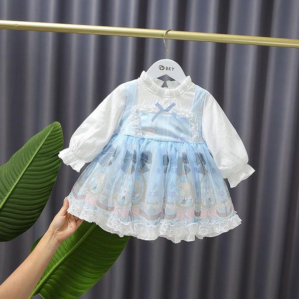 girl's dresses spanish style maid autumn girl blue dress lolita fluffy sukienka dziewczynka vestidos, Red;yellow
girl's dresses spanish style maid autumn girl blue dress lolita fluffy sukienka dziewczynka vestidos, Red;yellow