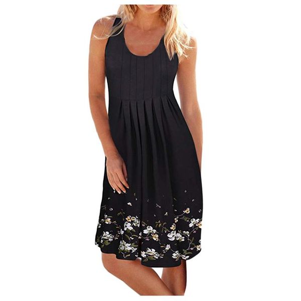 casual dresses hillsionly plus size women's summer fashion style o-neck print sleeveless beach dress loose elegant mini sexy, Black;gray
casual dresses hillsionly plus size women's summer fashion style o-neck print sleeveless beach dress loose elegant mini sexy, Black;gray