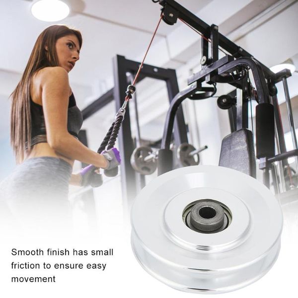 accessories 90mm/115mm universal diameter wearproof aluminum alloy bearing pulley wheel lightweight cable gym fitness equipment
accessories 90mm/115mm universal diameter wearproof aluminum alloy bearing pulley wheel lightweight cable gym fitness equipment