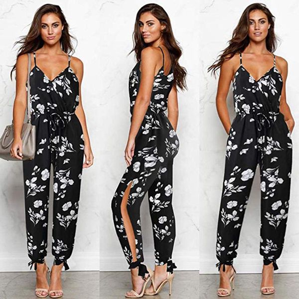 women's jumpsuits & rompers summer 2021 flowers and bohemian woman cracks crossing back of ms. bodisut sash jogger pants, Black;white
women's jumpsuits & rompers summer 2021 flowers and bohemian woman cracks crossing back of ms. bodisut sash jogger pants, Black;white