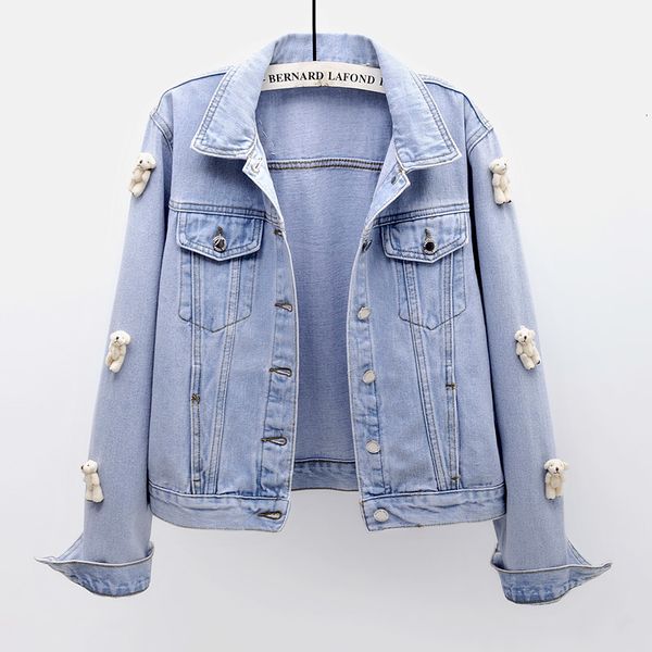 women's jackets 2021 spring autumn short denim jacket women plus size korean fashion solid jeans coat student loose ladies outerwe, Black;brown
women's jackets 2021 spring autumn short denim jacket women plus size korean fashion solid jeans coat student loose ladies outerwe, Black;brown