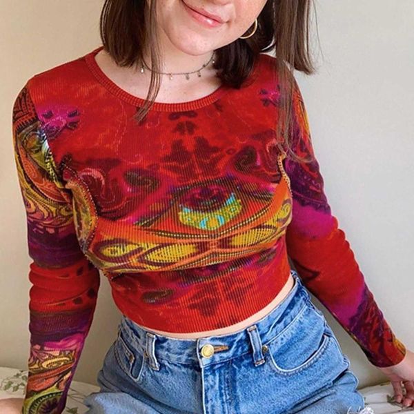 women's t-shirt graphic print y2k aesthetic autumn slim fit crop tee grunge 90s retro vintage harajuku long sleeve, White
women's t-shirt graphic print y2k aesthetic autumn slim fit crop tee grunge 90s retro vintage harajuku long sleeve, White