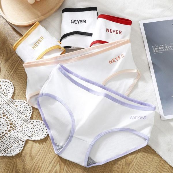 women's panties simple japanese letters fashion underwear soft and comfortable antibacterial breathable seamless girl mid-waist briefs, Black;pink
women's panties simple japanese letters fashion underwear soft and comfortable antibacterial breathable seamless girl mid-waist briefs, Black;pink