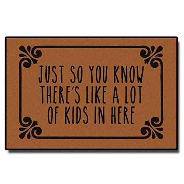 carpets just so you know there's like a lot of kids in here entrance floor mat funny doormat machine washable rug non slip mats
carpets just so you know there's like a lot of kids in here entrance floor mat funny doormat machine washable rug non slip mats