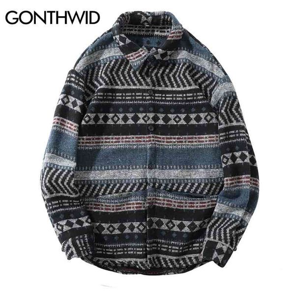 gonthwid geometric striped long sleeve shirts men hip hop button down dress shirt streetwear hipster fashion casual shirts 210706, White;black
gonthwid geometric striped long sleeve shirts men hip hop button down dress shirt streetwear hipster fashion casual shirts 210706, White;black