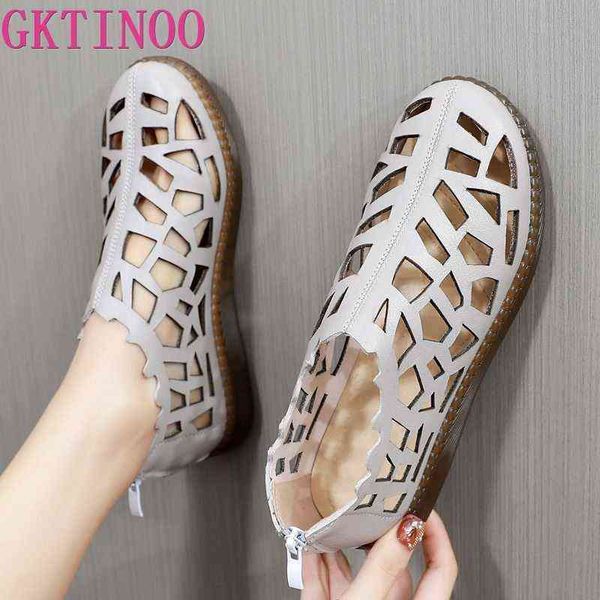 sandals gktinoo 2022 summer genuine leather hollow shoes woman casual sneakers flat soft sole comfortable large size 220121, Black
sandals gktinoo 2022 summer genuine leather hollow shoes woman casual sneakers flat soft sole comfortable large size 220121, Black