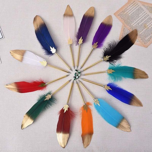 ballpoint pens gift feather pen custom creative neutral cute student pencil office stationery christmas, Blue;orange
ballpoint pens gift feather pen custom creative neutral cute student pencil office stationery christmas, Blue;orange