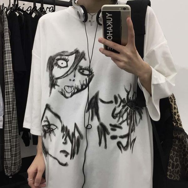 hikigawa oversized for women 2021 summer lovers clothes t shirts gothic vintage men t-shirts hip hop punk fashion tshirts women's t-sh, White
hikigawa oversized for women 2021 summer lovers clothes t shirts gothic vintage men t-shirts hip hop punk fashion tshirts women's t-sh, White