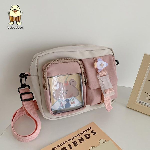 evening bags beibaobao japanese style crossbody women shoulder bag kawaii student small nylon multi pockets transparent
evening bags beibaobao japanese style crossbody women shoulder bag kawaii student small nylon multi pockets transparent