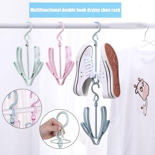 hangers & racks multi-purpose double hook shoe drying space saving home storage organizer ye-
hangers & racks multi-purpose double hook shoe drying space saving home storage organizer ye-