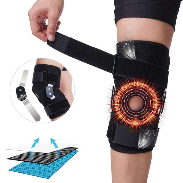 aluminium adjustable hinged knee orthosis brace support ligament sport orthopedic splint pads outdoor elbow &, Black;gray
aluminium adjustable hinged knee orthosis brace support ligament sport orthopedic splint pads outdoor elbow &, Black;gray