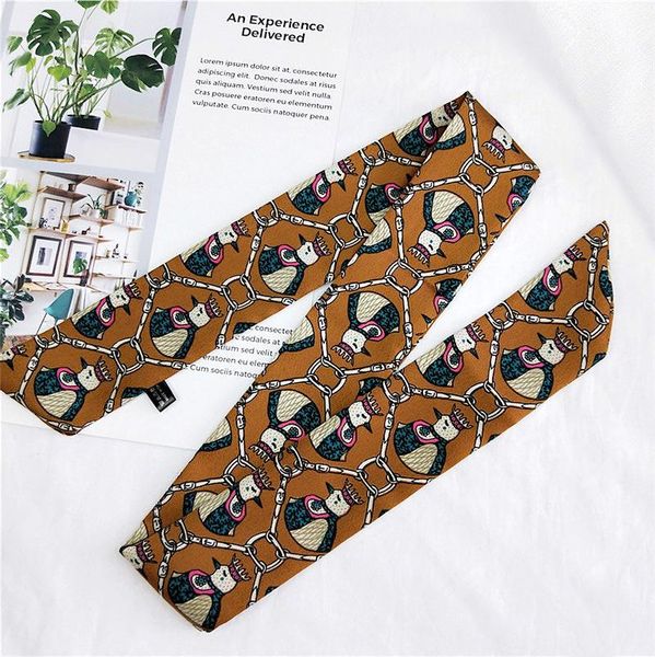 scarves luxury women fashion ribbon silk scarf beautiful design neckerchief hair band bag handle wraps small neck sj229, Blue;gray
scarves luxury women fashion ribbon silk scarf beautiful design neckerchief hair band bag handle wraps small neck sj229, Blue;gray