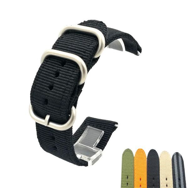 watch bands nylon strap ring buckle watchband replacement band accessories xrq88, Black;brown
watch bands nylon strap ring buckle watchband replacement band accessories xrq88, Black;brown