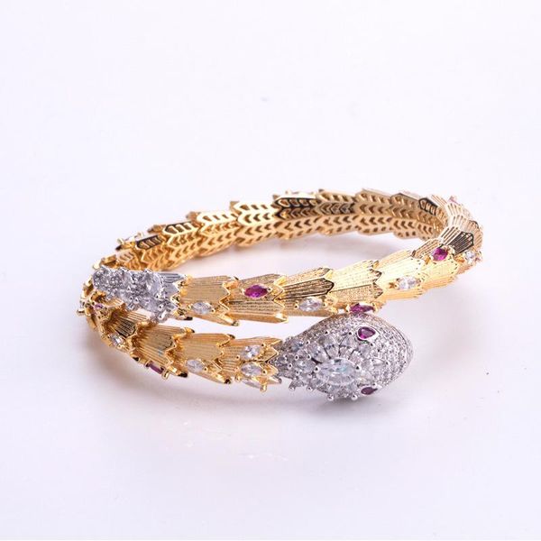bangle 2021 red green eyes gold opening snake bracelet women zircon fashion luxury trend senior freight classic, Black
bangle 2021 red green eyes gold opening snake bracelet women zircon fashion luxury trend senior freight classic, Black