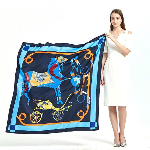 scarves 130cm silk scarf large size luxury designers 130*130cm twill women foulard print, Blue;gray
scarves 130cm silk scarf large size luxury designers 130*130cm twill women foulard print, Blue;gray