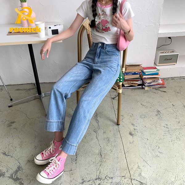 women's jeans roenick women high waist fashion female wide leg pants trousers denim bagge mom casual streetwear straight, Blue
women's jeans roenick women high waist fashion female wide leg pants trousers denim bagge mom casual streetwear straight, Blue