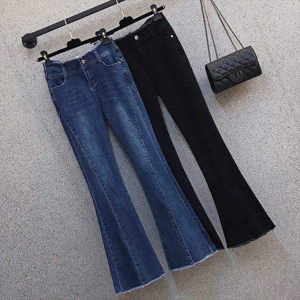 women's jeans streetwear fashion high waist plus size 4xl women flare pants casual trousers female stretch denim, Blue
women's jeans streetwear fashion high waist plus size 4xl women flare pants casual trousers female stretch denim, Blue