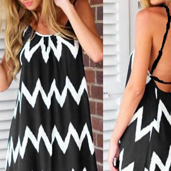 summer casual striped wave womens dress pattern tassel strap sleeveless holiday mini party 15, Black;gray
summer casual striped wave womens dress pattern tassel strap sleeveless holiday mini party 15, Black;gray
