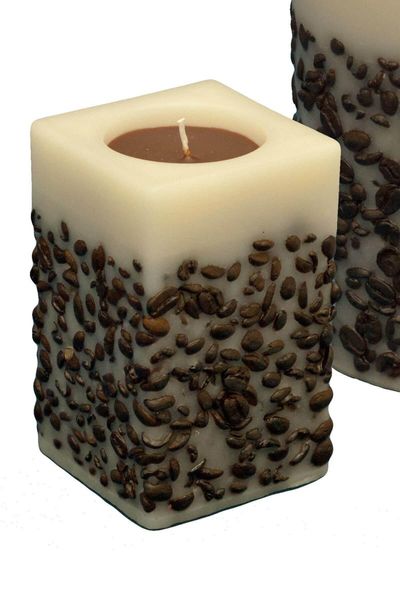 coffee core square candle (8*10 cm) cream/coffee 123khvkar candles 
coffee core square candle (8*10 cm) cream/coffee 123khvkar candles
