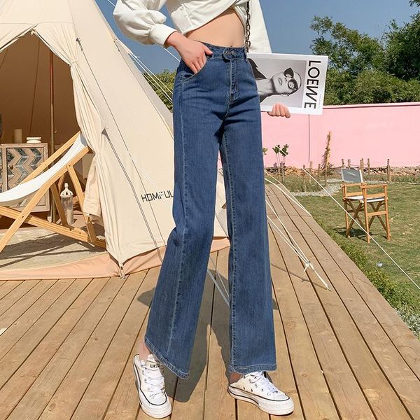 women's jeans autumn and winter fashion high waist double buckle straight wide leg women's large size loose drooping mop pants ins, Blue
women's jeans autumn and winter fashion high waist double buckle straight wide leg women's large size loose drooping mop pants ins, Blue