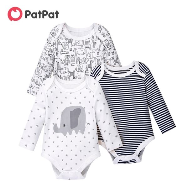spring 3-18m 3-pack baby boy rompers animal or stripe print long-sleeve cotton jumpsuits arrival 210528, Blue
spring 3-18m 3-pack baby boy rompers animal or stripe print long-sleeve cotton jumpsuits arrival 210528, Blue