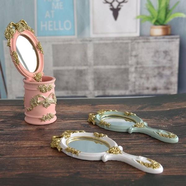 mirrors makeup hand held mirror vintage carved handheld handle vanity cosmetic compact for women
mirrors makeup hand held mirror vintage carved handheld handle vanity cosmetic compact for women