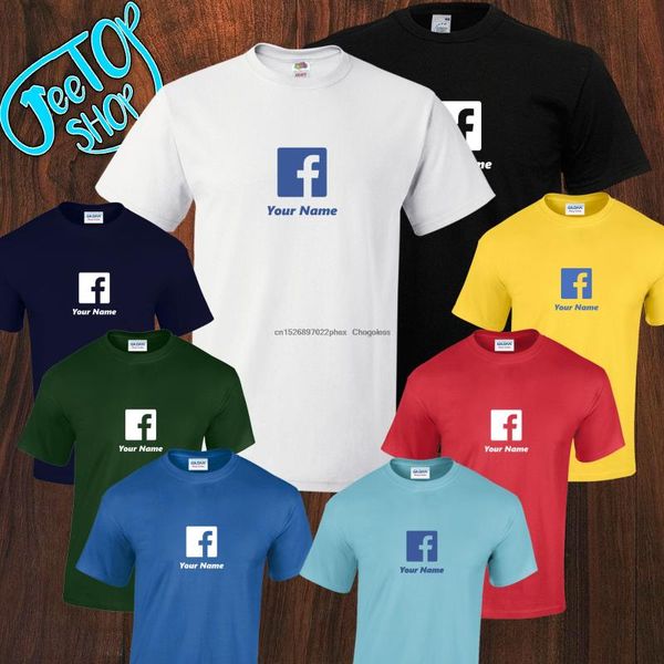 men's t-shirts personalised facebook social media tshirts 8 colors and sizes t shirt, White;black
men's t-shirts personalised facebook social media tshirts 8 colors and sizes t shirt, White;black
