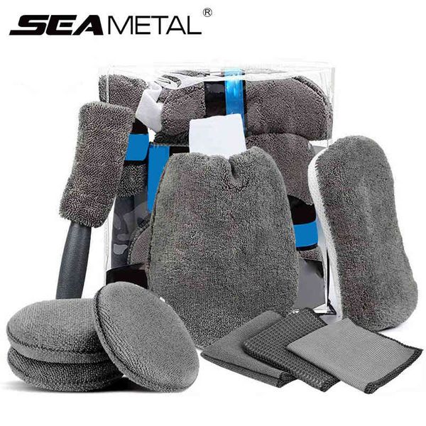 9pcs car cleaning kits microfiber auto detailing ing tools towels blush sponge wash glove polish care applicator pads
9pcs car cleaning kits microfiber auto detailing ing tools towels blush sponge wash glove polish care applicator pads