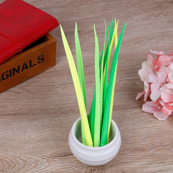 gel pens 10 pcs creative tiny green grass pen blade potting decoration stationery office school supplies
gel pens 10 pcs creative tiny green grass pen blade potting decoration stationery office school supplies