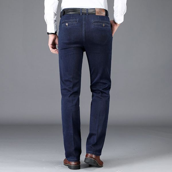 shan bao thin in a straight line cotton strain 2021 classic spring embroidery luxury youth business pants 28-42, Black 
shan bao thin in a straight line cotton strain 2021 classic spring embroidery luxury youth business pants 28-42, Black