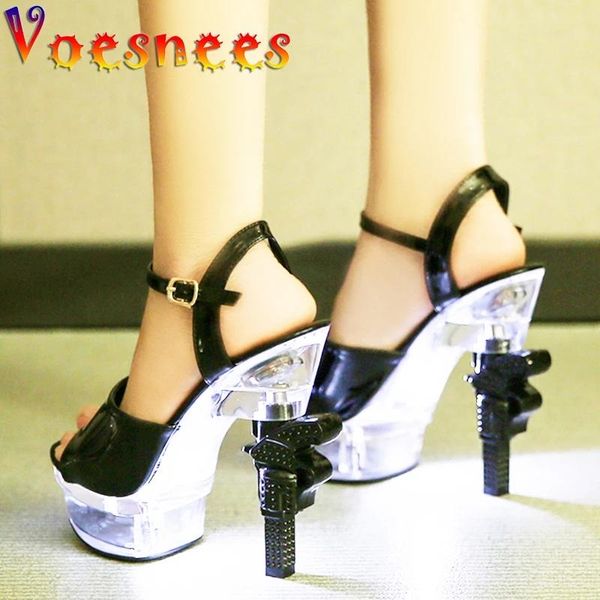 dress shoes voesnees summer sandals women patent leather glowing female rhinestone pistol heel high heels 14cm wedding, Black
dress shoes voesnees summer sandals women patent leather glowing female rhinestone pistol heel high heels 14cm wedding, Black