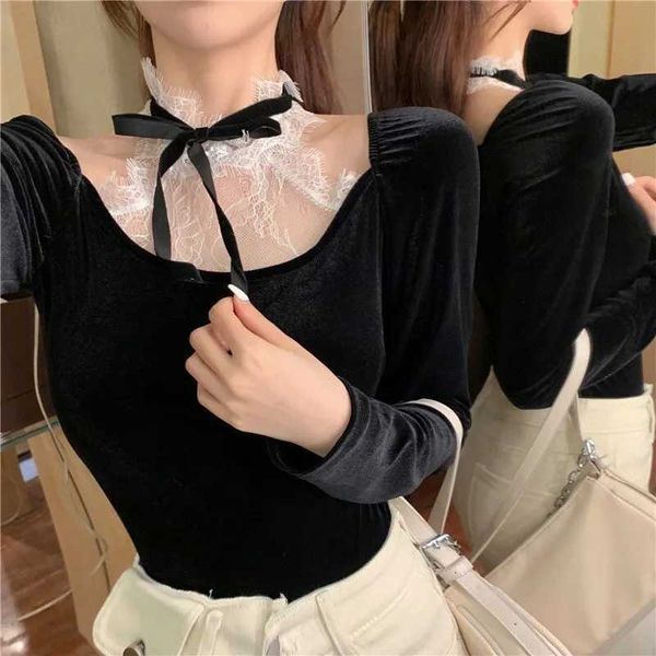 women's two piece pants pants lace bow blouse and women spring long sleeve elegant slim shirts ladies korean style solid velvet female, White
women's two piece pants pants lace bow blouse and women spring long sleeve elegant slim shirts ladies korean style solid velvet female, White