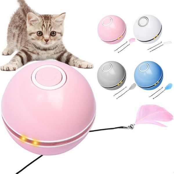 cat toys pet smart ball toy with led flash light usb rechargeable kitten rolling belt fittings supplies
cat toys pet smart ball toy with led flash light usb rechargeable kitten rolling belt fittings supplies