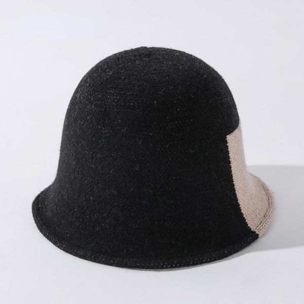 wide brim hats winter hat women wool knitted bucket female fisherman cap bob femme retro korean fashion gorro bonnet, Blue;gray
wide brim hats winter hat women wool knitted bucket female fisherman cap bob femme retro korean fashion gorro bonnet, Blue;gray