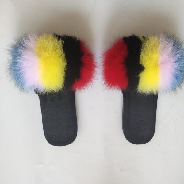 slippers 323 fashion fur women fall/winter warm natural drag flat skid home shoes, Black
slippers 323 fashion fur women fall/winter warm natural drag flat skid home shoes, Black