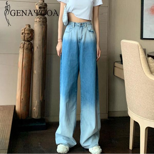 women's jeans genayooa casual mom for women streetwear gradient boyfriend high waist loose wide leg korean style 2021, Blue
women's jeans genayooa casual mom for women streetwear gradient boyfriend high waist loose wide leg korean style 2021, Blue