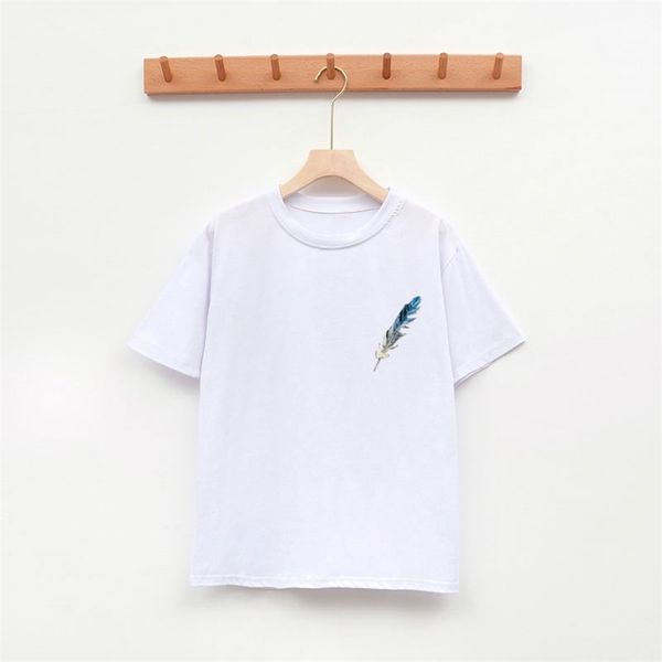 fashion short sleeve o-neck women t shirts casual thin style female t-shirt one 210623, White
fashion short sleeve o-neck women t shirts casual thin style female t-shirt one 210623, White