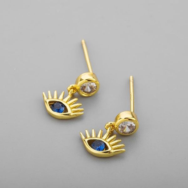 sterling silver blue cz eyes stud earring for women gold party jewelry gift wholesale, Golden;silver
sterling silver blue cz eyes stud earring for women gold party jewelry gift wholesale, Golden;silver