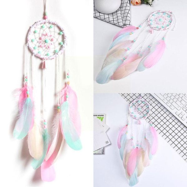 decorative objects & figurines feather dream catcher wind chime ornament chimes decor car pendant room hanging feathers o5p3
decorative objects & figurines feather dream catcher wind chime ornament chimes decor car pendant room hanging feathers o5p3