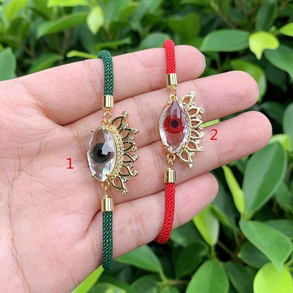 charm bracelets delicate jewelry pretty zircon glass eye pendant accessories adjustable string bracelet handmade weaving rope, Golden;silver
charm bracelets delicate jewelry pretty zircon glass eye pendant accessories adjustable string bracelet handmade weaving rope, Golden;silver